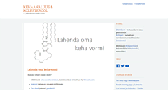 Desktop Screenshot of organismidiagnostika.ee