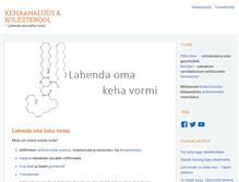 Tablet Screenshot of organismidiagnostika.ee